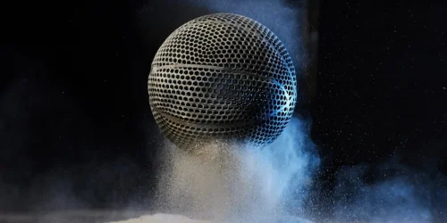 Изображение статьи «Первый мяч Willson напечатанный на 3D принтере»