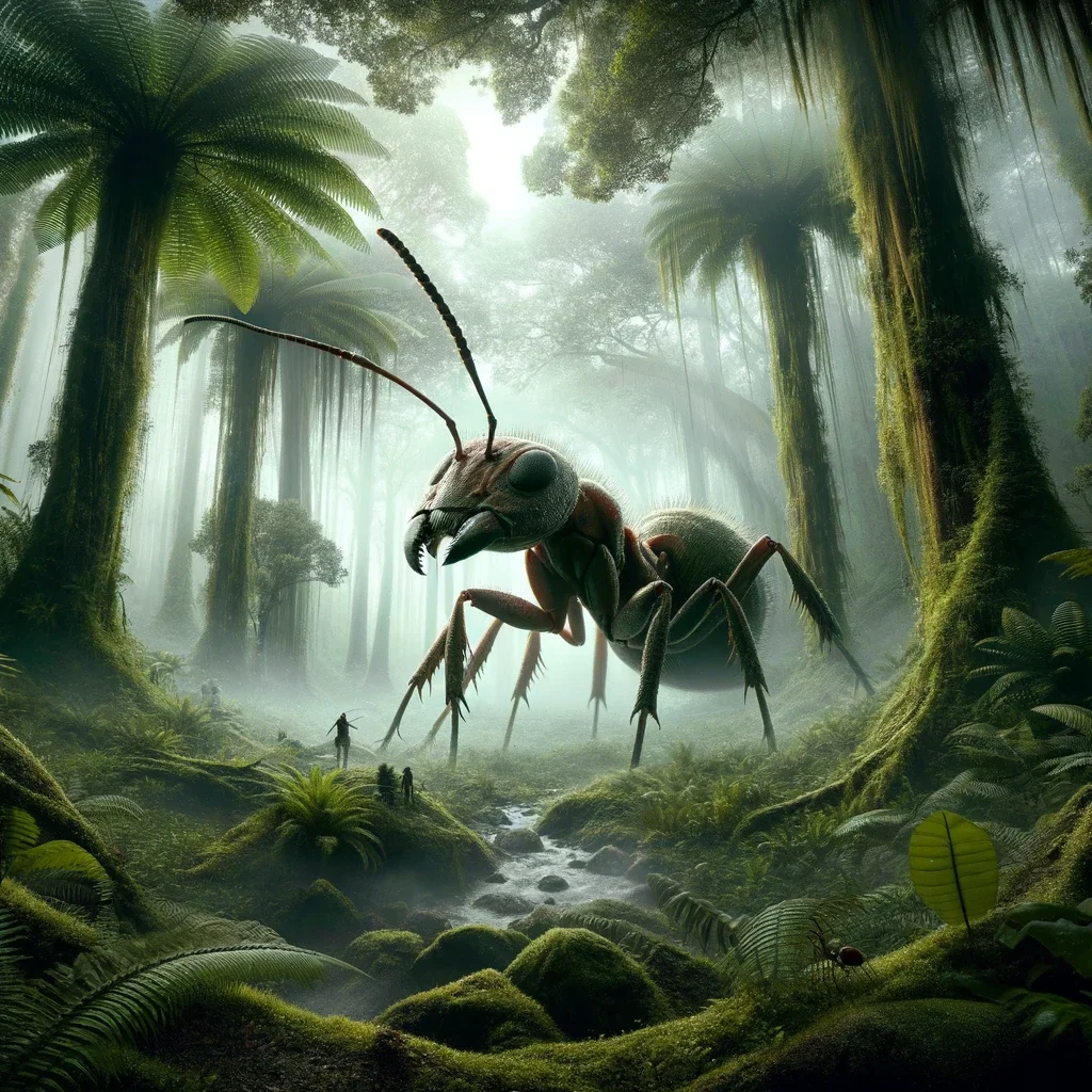 Изображение статьи «Возвращение в Прошлое: Удивительный Мир Динозаврового Муравья»
