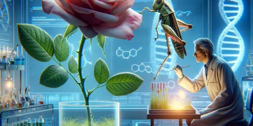 Изображение статьи «Учёный скрестил ДНК розы и кузнечика»